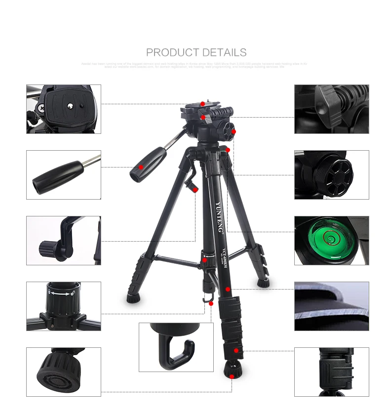 

Professional Tripod Monopod For DSLR camera Portable / camera stand via DHL Free