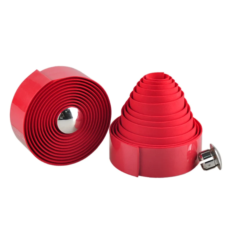 buy Colorful Bicycle Handle Blet Non slip Handlebar Monochrome Camouflage Cycling Handle Belt Bike Handlebar Tape Wrap + 2pcs