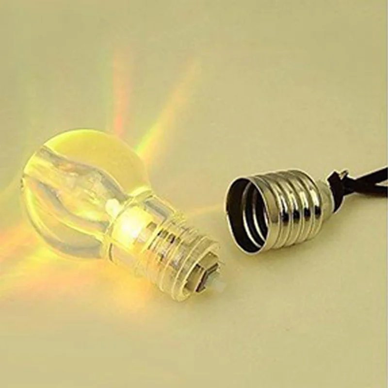 Led Toys Glow In The Dark Light UpGlowLuminousLight Bulb Necklace Toy Christmas Toys Wedding Brithday Halloween party Gift (3)