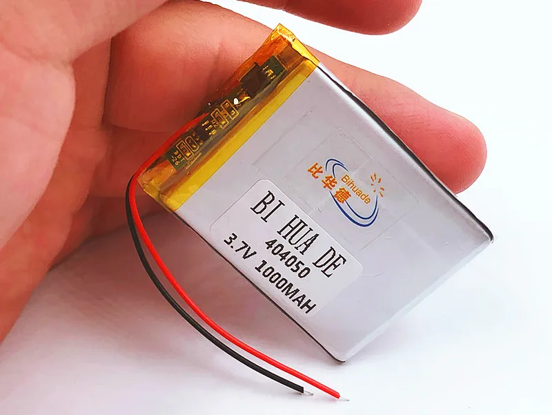 

GPS navigator battery 3.7V 404050 1000MAH Polymer Lithium batteries Rechargeable Li-ion Cell For MP3 MP4 MP5 Electric Toy Laptop