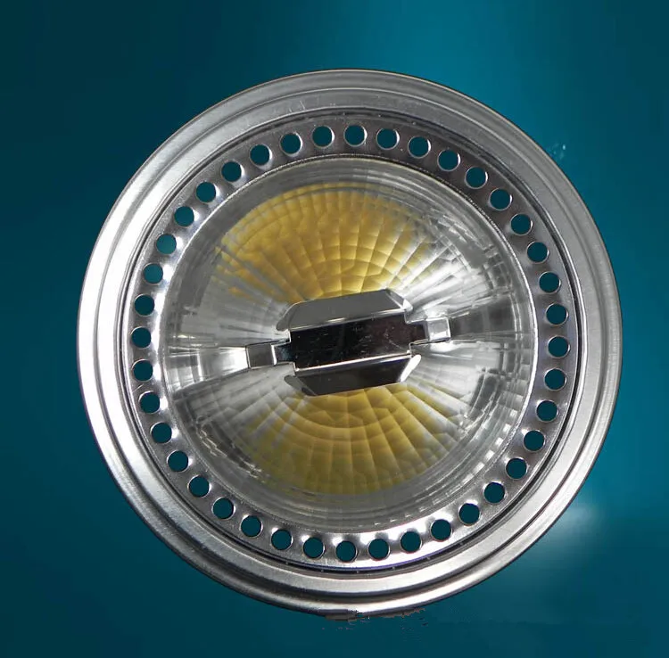 Оптовая продажа 2*7W COB светильник AR111 light GU10 AC110 240V high lumens Bridgelux power QR111 ES111