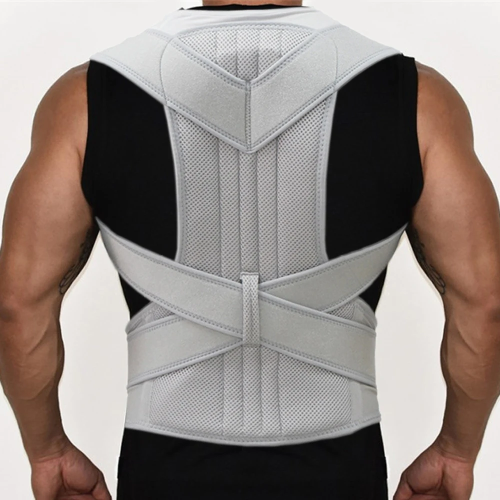 Adjustable Sports Safety Back Support Corset Spine Support Belt Poor