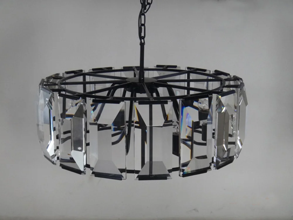 led e14 Винтаж Американские Железные Хрустальные Светодиодные Лампы.Светодиодные Светильники Люстры Подвесные.Светильники Подвесные