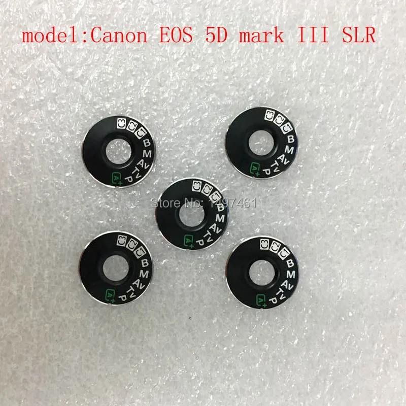 5PCS Top mode dial cap Succedaneum Repair parts for Canon EOS 5D Mark III 5DIII 5D3