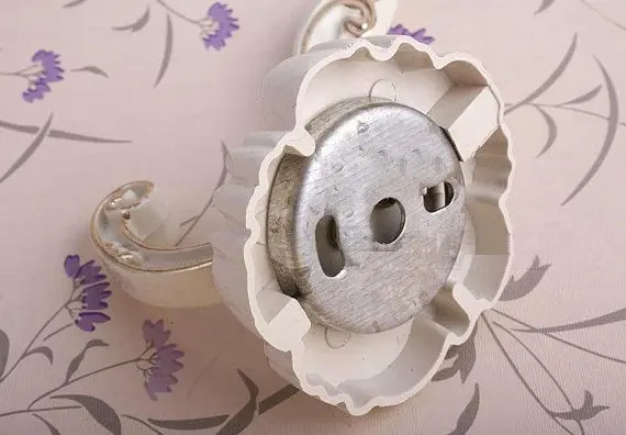 Белые настенные крючки/потертое шикарное пальто двойной металлический карабин Золото рябь/декоративная шляпа Вешалка мебель вешалки французская страна