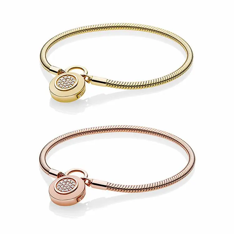 

Ajax 100% 925 Sterling Silver Bracelet DIY Bracelet Beaded Birthday Gift For Women