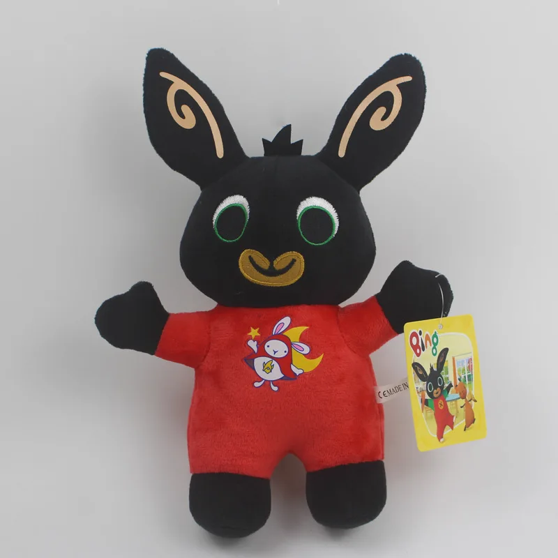 1 шт. Bing кролик, плюшевая кукла, игрушки слон hopsula Sula Flop Voosh Pando плюшевые Bing мягкая игрушка кукла подарки для детей - Цвет: 25cm Red Bing