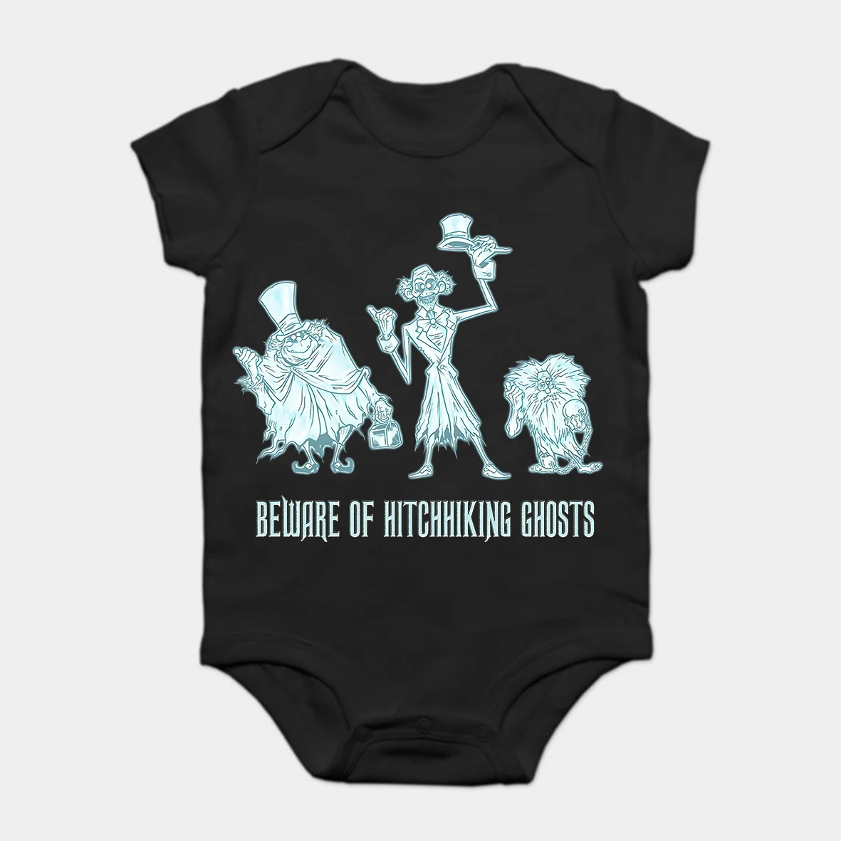 

Baby Onesie Baby Bodysuits kid t shirt Printed Cotton Short-Sleeve Haunted Mansion Vorsicht vor dem Per Anhalter Geister
