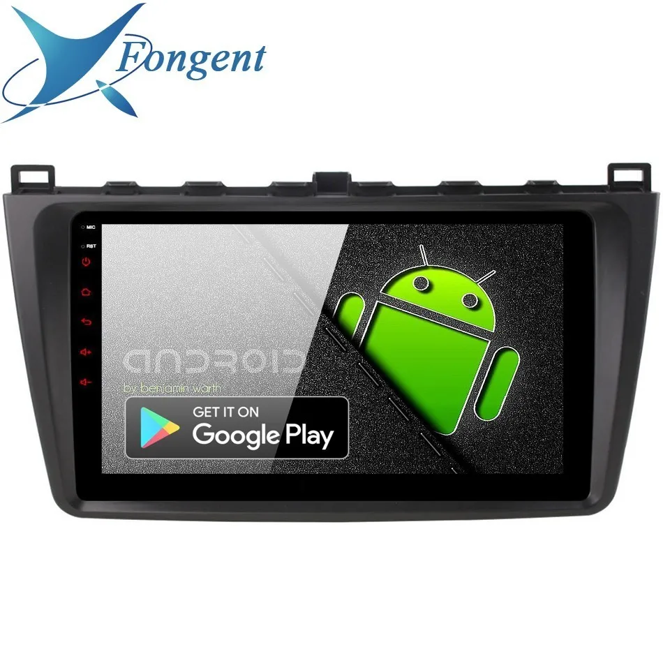 Автомобильный сенсорный экран Fongent 9 &quotIPS Стерео GPS Android 0 для Mazda 6 2008 2009 2010 2011