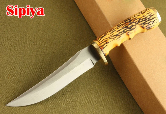 

Hot Fixed Hunting Knife Tactical Survival Knives 440C blade Outdoor north american Camping knife EDC Tools