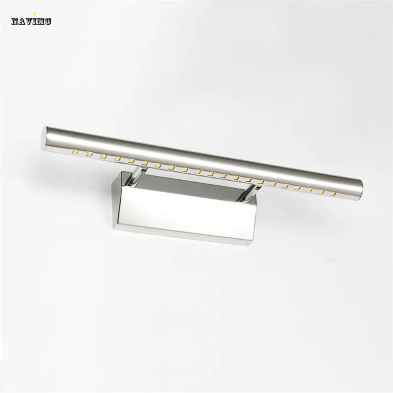 

Bathroom LED Mirror Light Warm White/Cool White LED Wall Lamps Sconces Bedside Lamp Silver 110-240v