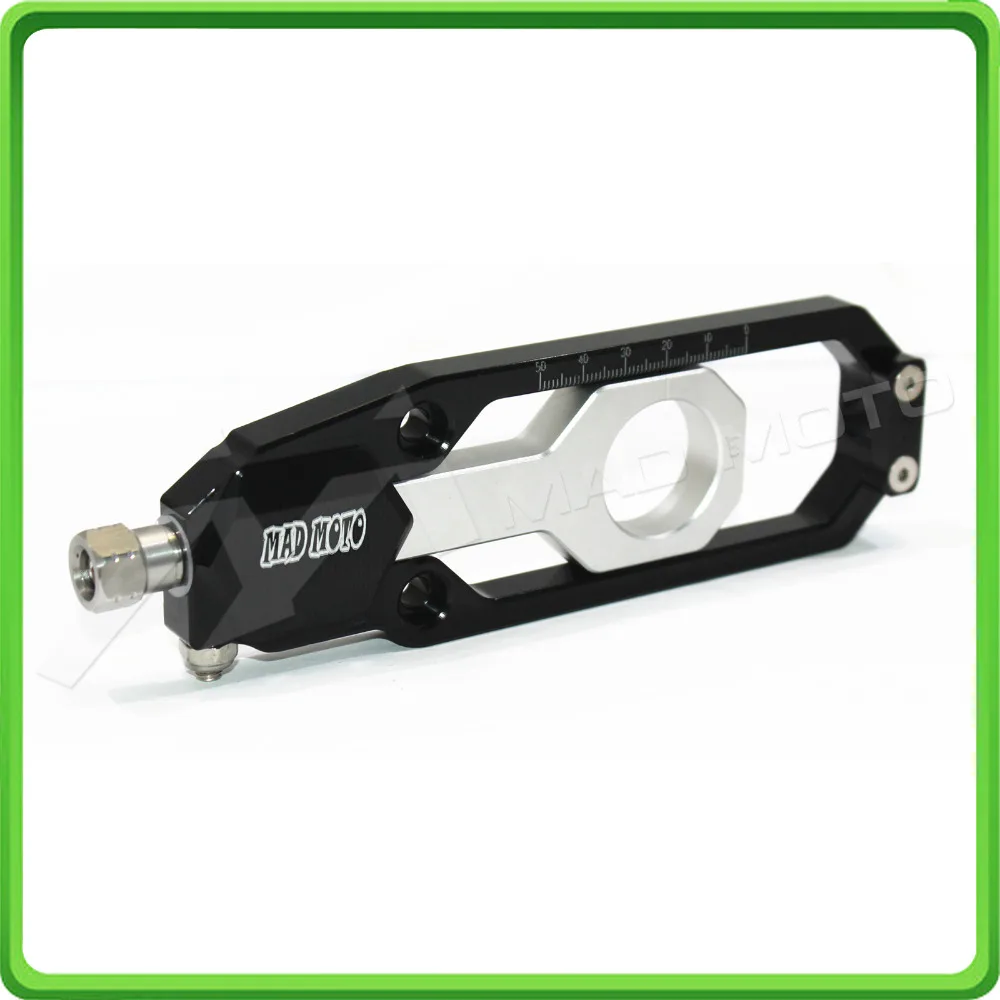 Motorcycle Chain Tensioner Adjuster for SUZUKI GSXR600 GSXR750 GSX-R GSXR 600  750 2011 2012 2013 2014 2015 2016 Black&Silver (8)