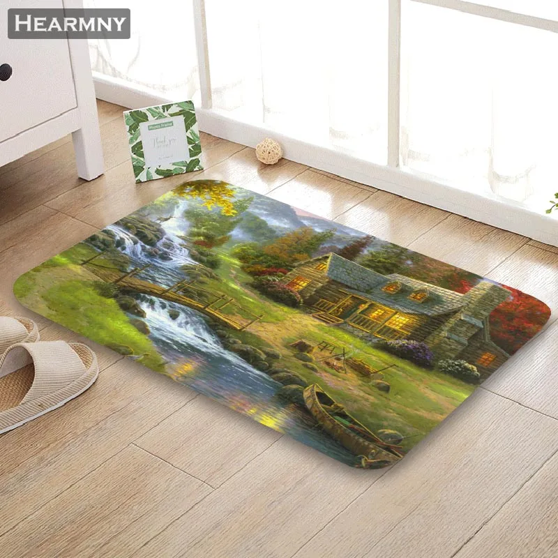 Nice Hometown Doormat Outdoor Floor Mat Home Creative Super Soft Absorbent Bathroom Door Entrance 40X60cm 50x80cm | Дом и сад