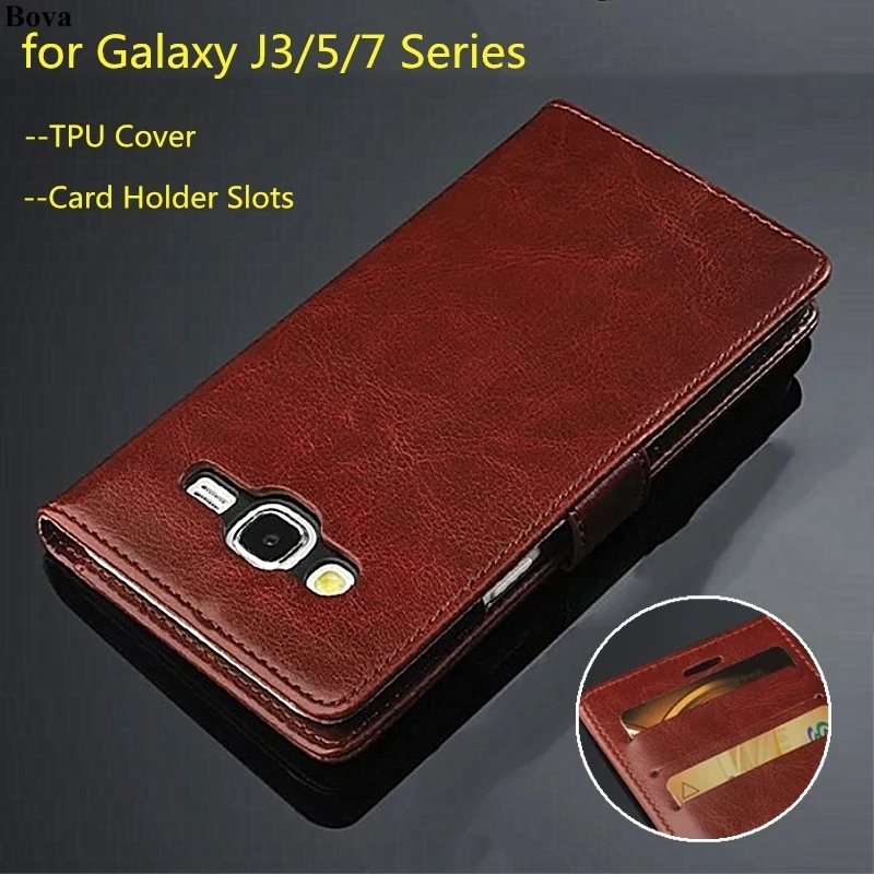 

High Quality Flip Case for Samsung J7 pu Leather Case For Samsung Galaxy J5 J3 J7 2015 2016 2017 Coque Fundas