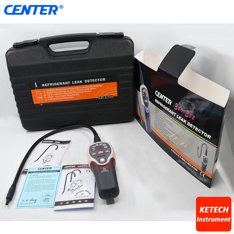 Portable Halide Leak Detector Halogen Leak Detector CENTER382in Gas