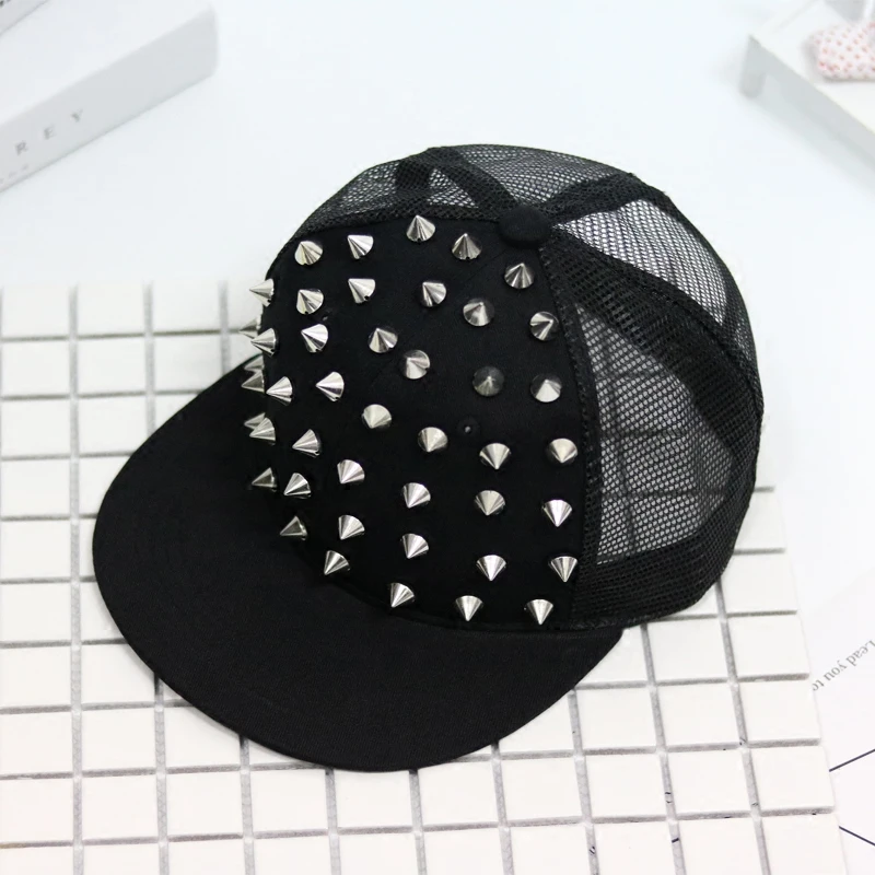 Детская бейсболка с заклепками в стиле хип хоп|cap snapback hats|cap snapbacksnapback hats |