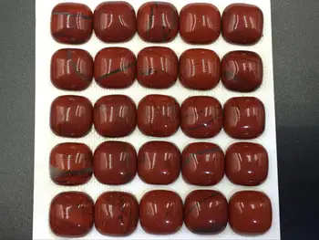 

5pcs 12mm Red Jasper Cabochon 12mm Smooth Square Pillow Cabochon Red Stone Gemstone Cabochon Loose Gemstone Semi Precious Red Ca