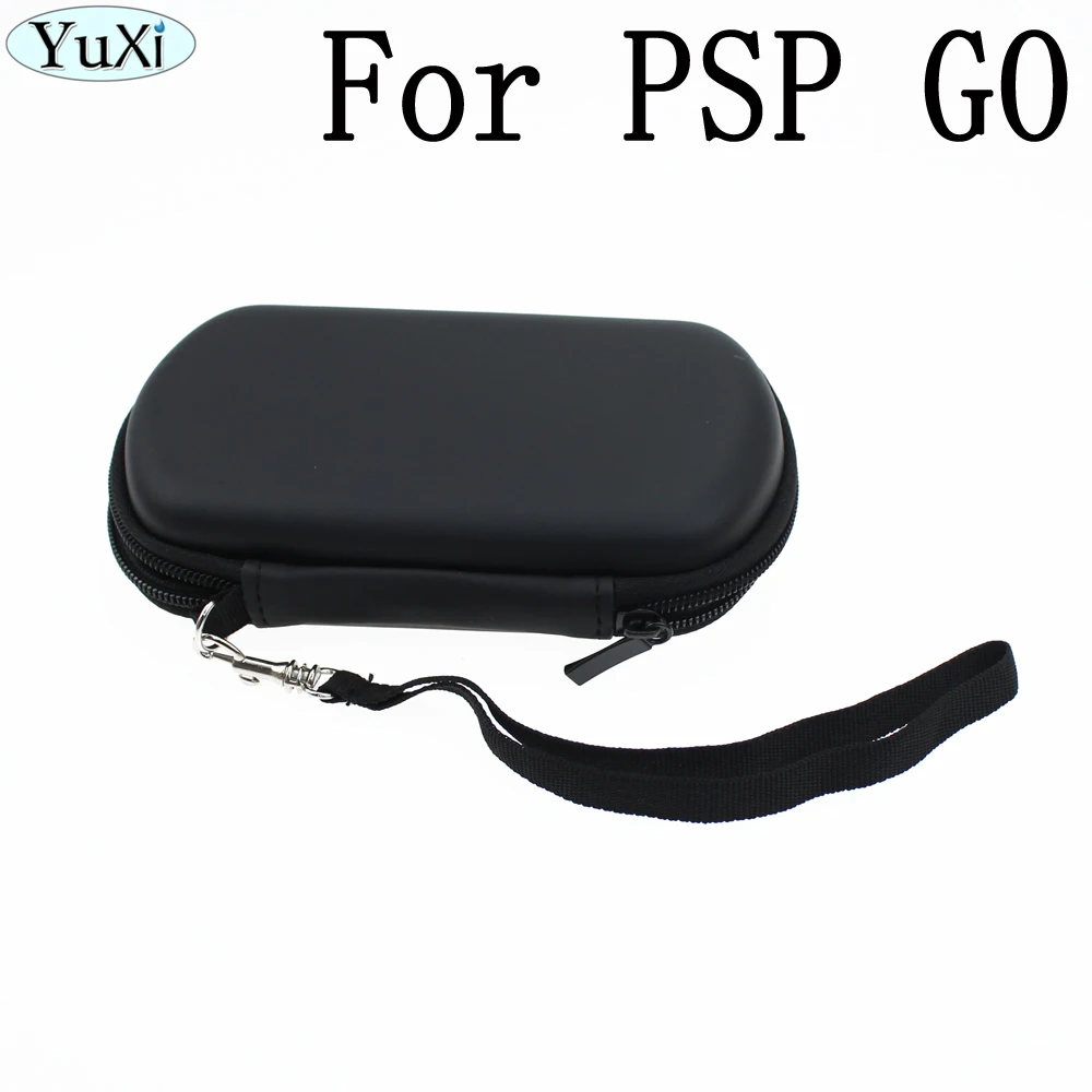 

YuXi EVA Handheld Game Player Storage Box Hard Game Console Protector Case Carry Bag With Strap Zipper for Sony PSP GO