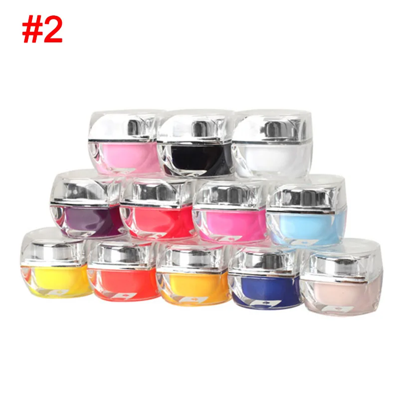 

12PCS Nail Art Glaze UV Gel Pure UV Builder Set Nail Art False Full French Tips Salon Set High Quality SK88