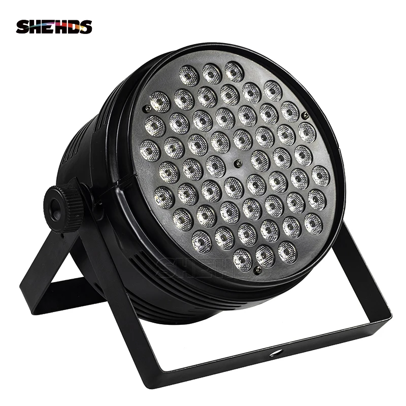 

2PCS Aluminum Alloy Black LED Par 54x4W Cool Warm Power Con Plug DMX512 Stage Effect Lighting For Disco DJ Party Fast Shipping