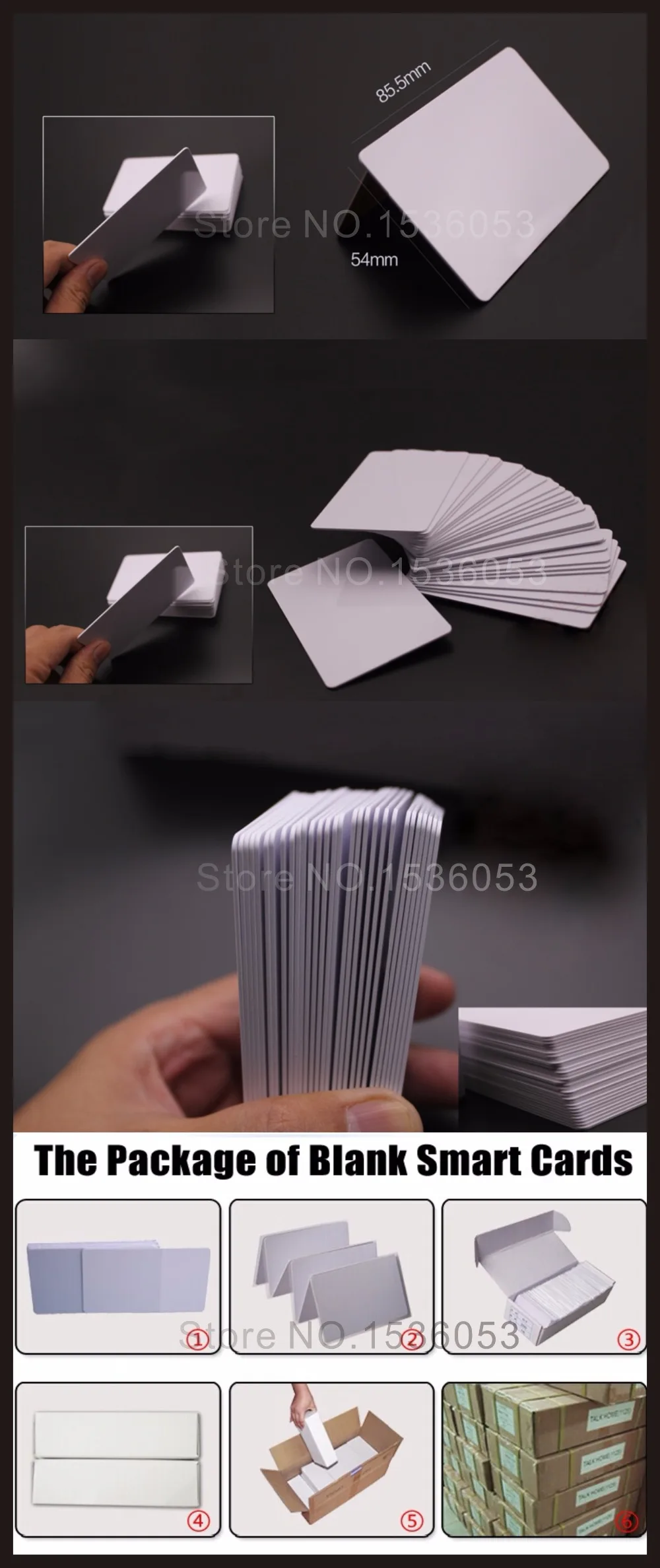 Хорошее качество 100 шт./лот для струйной печати Пустая карточка из ПВХ для принтера Epson, для принтеров Canon