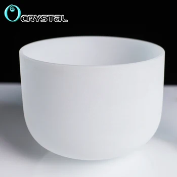 

12" Note B 432HZ/432HZ Chakra Frosted Quartz Crystal Singing Bowl for Sound Healing