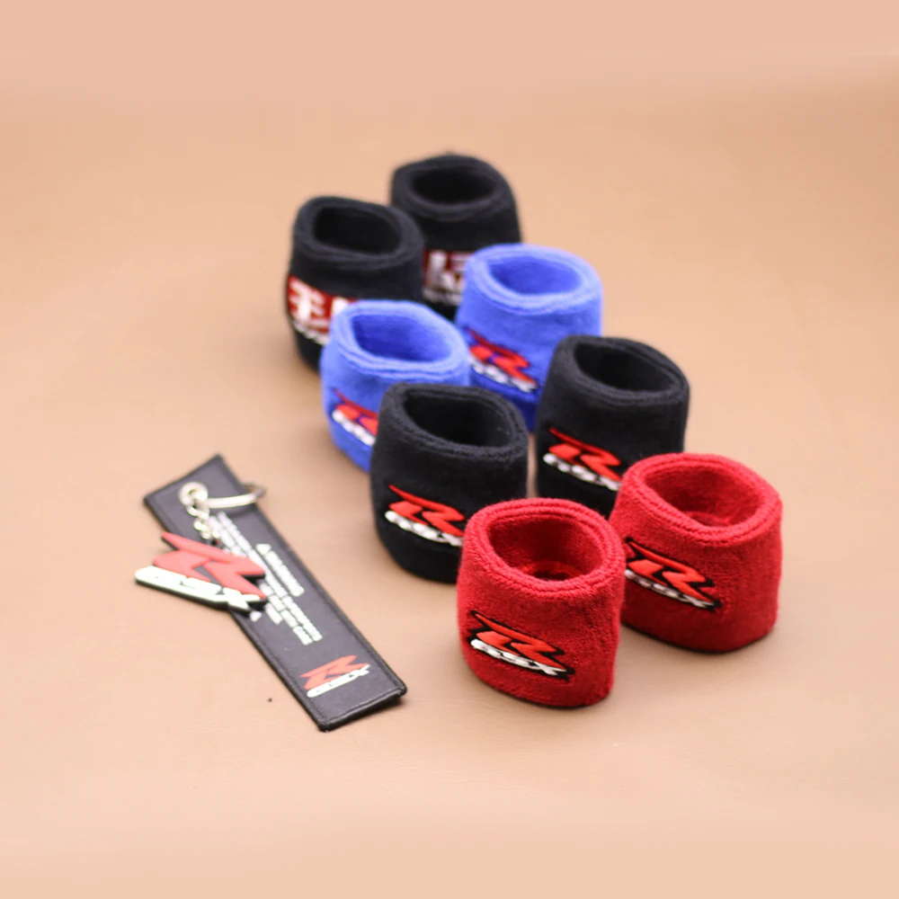

Motorcycle Front Brake Oil Fluid Reservoir Tank Cover Protector Sock For Suzuki GSX-R GSXR 600 700 1000 1300R Hayabusa GSX1250