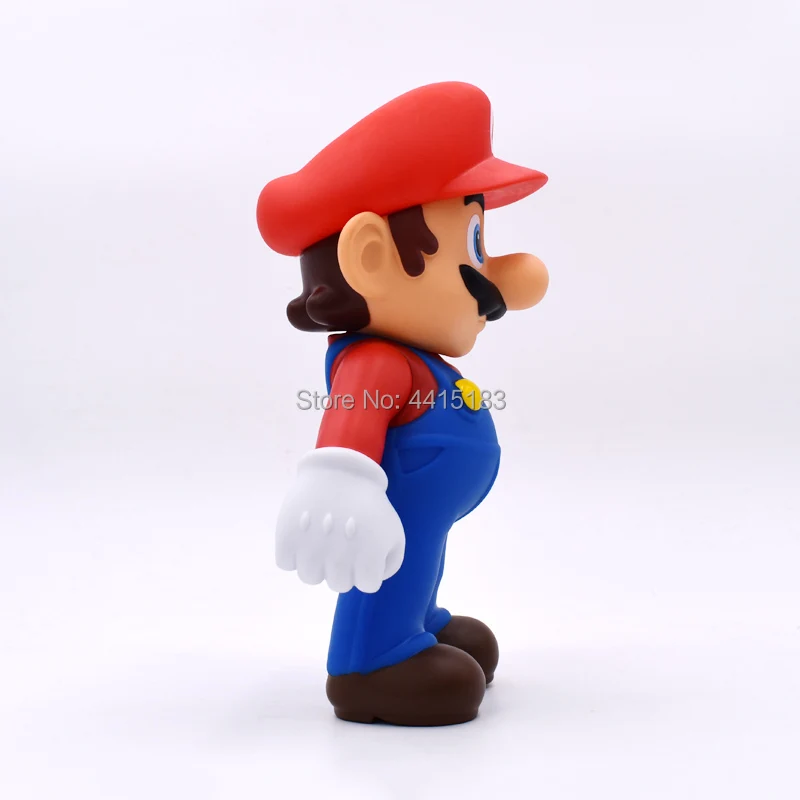23 cm Anime Figura Super Mario Bros Mario PVC Action Figure Doll Collectible Model Baby Toy Christmas Gift For Children
