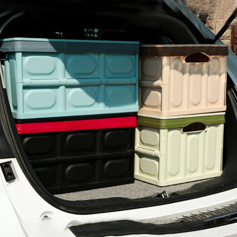 Многофункциональный органайзер для багажника автомобиля большой емкости, складная коробка для хранения/сумка, складные задние автомобильные принадлежности для кемпинга и рыбалки
