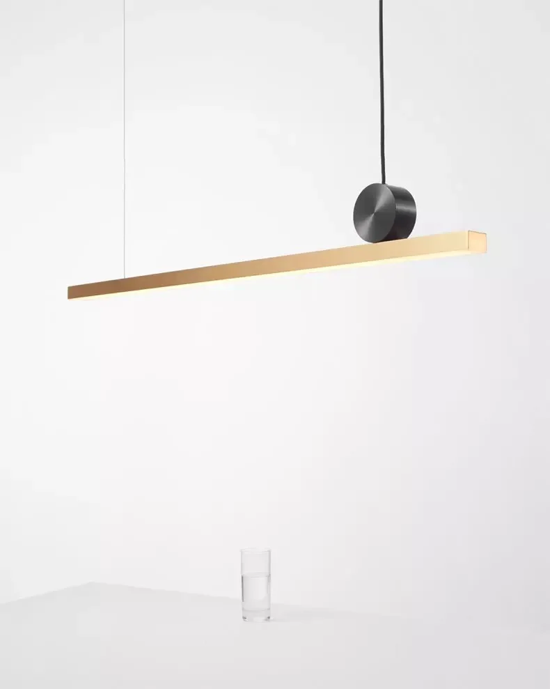 Геометрические полосы подвесные светильники для ресторана скандинавский пост-современный минималистичный дизайнерский легкий роскошный