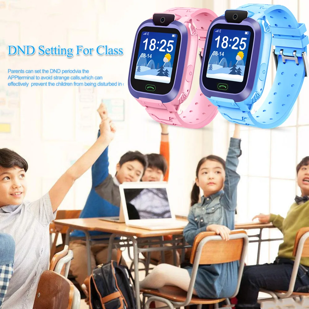 Новинка IP56 водонепроницаемые Смарт-часы для детей SOS аварийный вызов smartwatch LBS отслеживание позиционирования Детские Смарт-часы для детей
