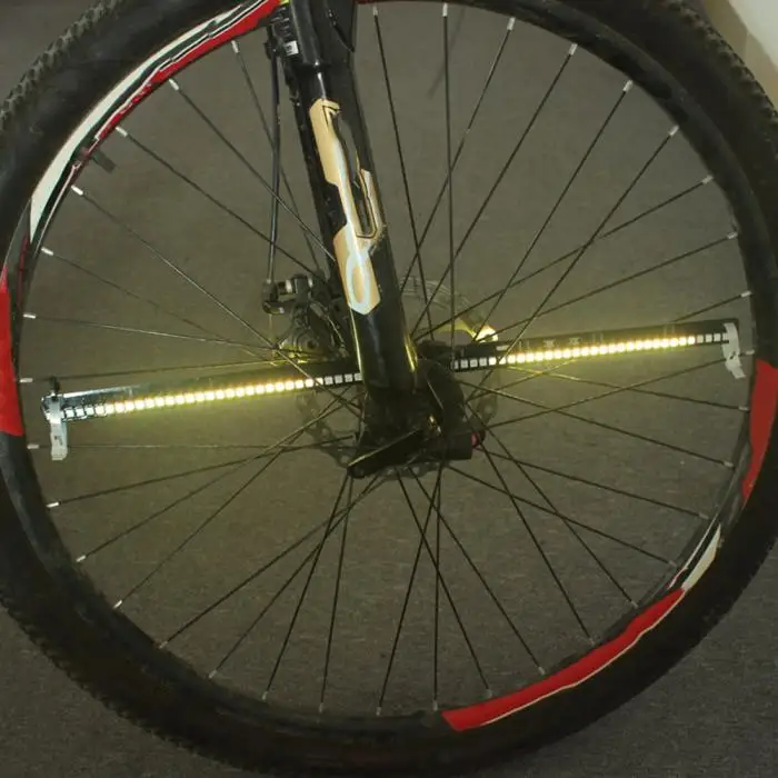 DIY светодиодный велосипед колеса светильник USB Перезаряжаемые велосипеда программируемый Водонепроницаемый обод Ночная езда аксессуары 88 магазин YS-BUY