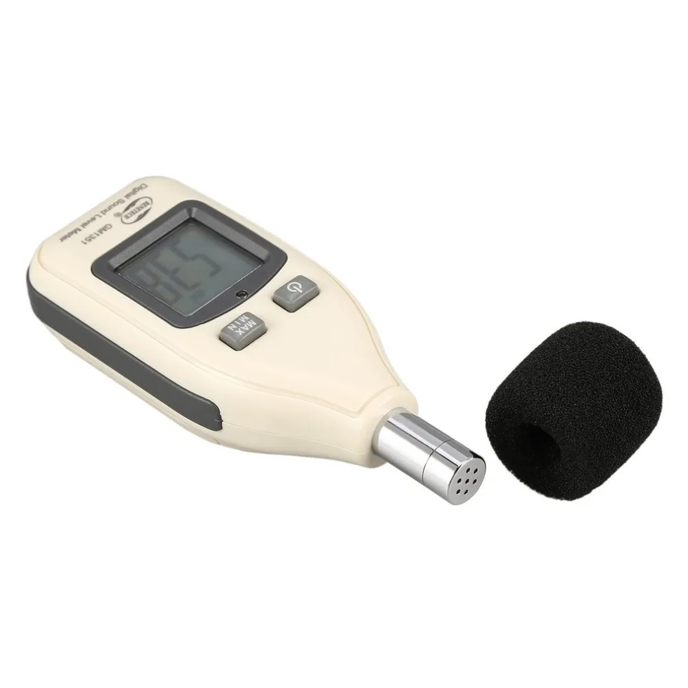 BENETECH GM1351 30 130dB цифровой измеритель уровня звука Шум громкости мониторинга Тесты