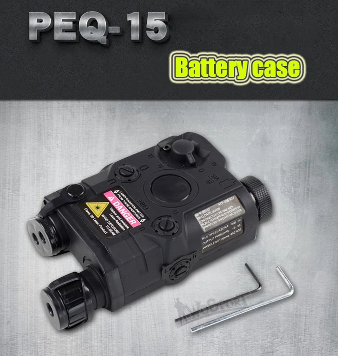 

Tactical PEQ 15 Battery Case Battery Box Holder NEW No Functional Black DE FG 492 493 494