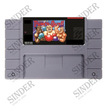 

Save File Super Punch Out 16 bit Super Game Card For NTSC USA Game Player