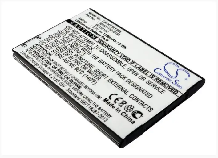 Аккумулятор Cameron Sino батарея 1350 мАч для GOOGLE G11 HTC до EVO 4G Design Hero S Incredible BA S520 BG32100