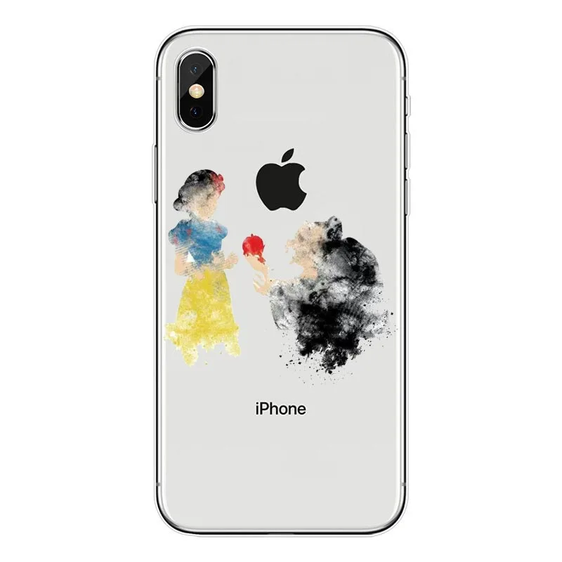 Белоснежка и семь гномов силиконовый чехол ТПУ для iPhone X 8 7 6 6S Plus 5S 5C SE XS
