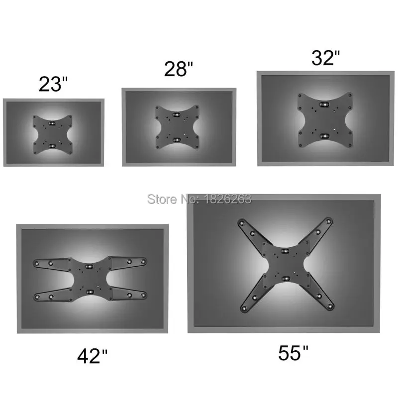180 градусов поворотный полный движения 2"-50" ЖК светодиодный Телевизор настенный кронштейн Макс. загрузка 45kgs Макс. VESA 400x400 мм