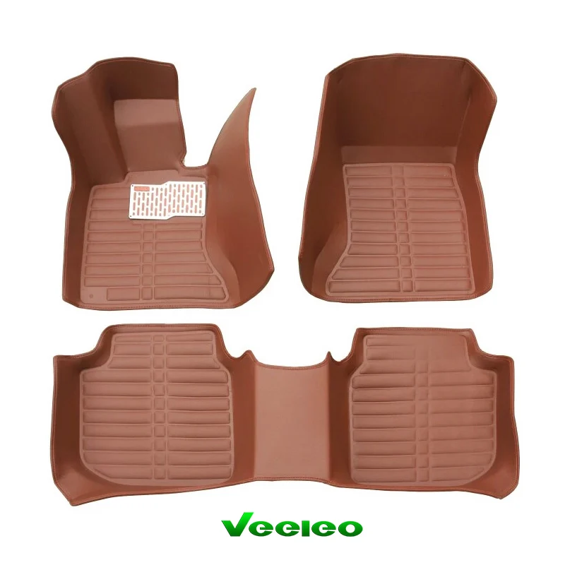 Veeleo Custom Fit 4 Colors EVA Car Floor Mats for Skoda Octavia 2010