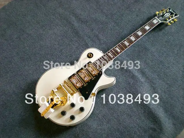 Best price at $278 Cheap The best jazz guitar manufacturers custom make all kinds of electric guitar Lp white can customize the EMS free shipping