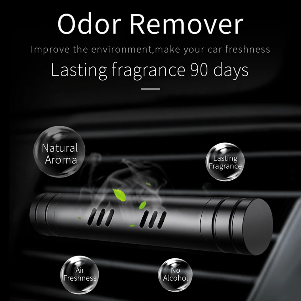 

Car Air Freshener Perfume Metal Decoration Aroma Diffuser Purifier Solid Clip Aromatherapy Clamp Auto Vent Fragrance Car-Styling