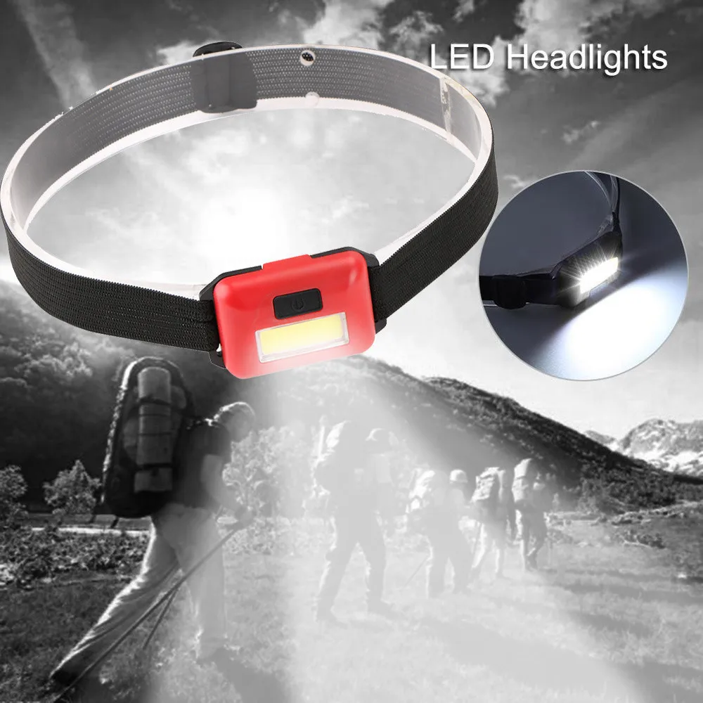 Portable Mini LED 3 Mode Headlamp AAA Headlight Adjustable Camping