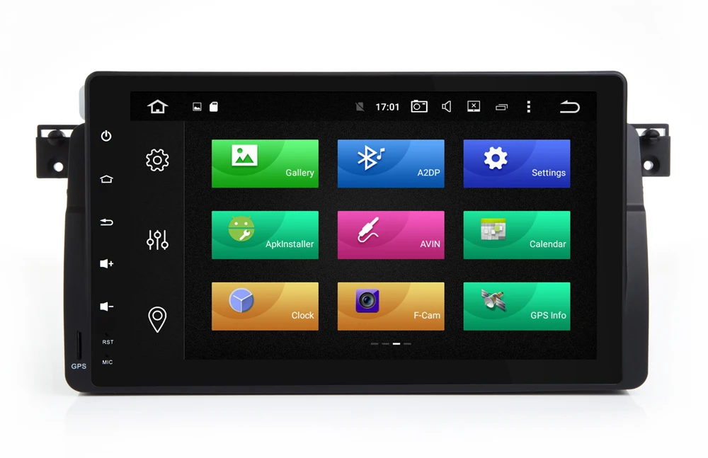 Excellent HIRIOT 9 IPS Car Android 8.0 GPS Player For BMW E46 M3 Sat Navi Octa 8 Core 4G RAM 32G ROM 1024*600 Radio Bluetooth SD Map DAB+ 1