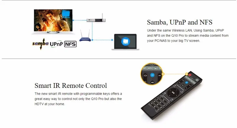 Excellent Himedia Q10 Pro 4K Android 7.1 TV Box 3D Smart Media Player Hi3798CV200 Quad Core Set Top Box Bluetooth Wifi TVbox Dolby 10