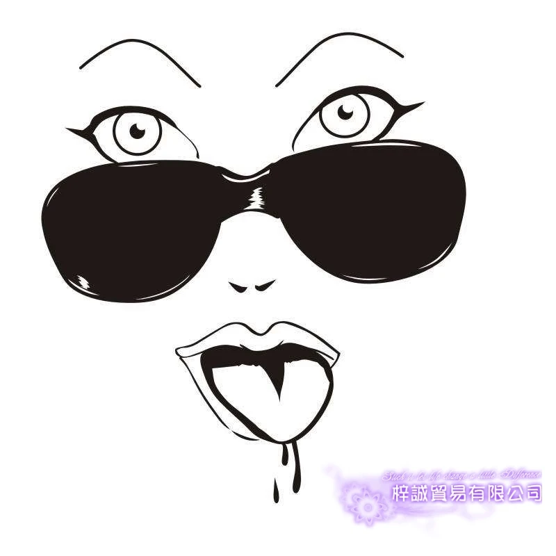 DCTAL Sexy Girl Decal Beauty Body Naked Sticker Wall Bathroom Woman Girl Wall KTV Pub Bar Shop Sticker
