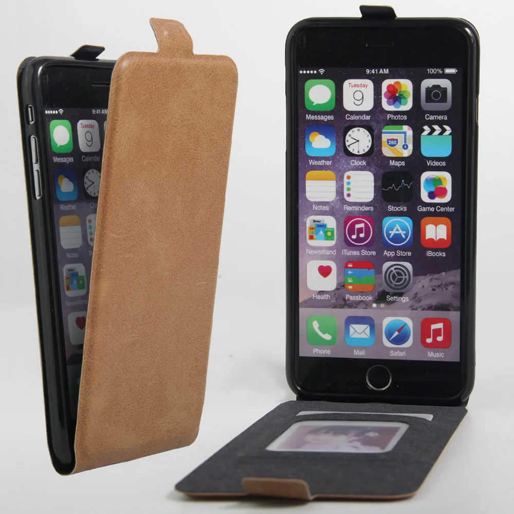 Чехол для iPhone 6 6 S 6 S 4," Plus 5,5" кожаный чехол с магнитной адсорбцией защитный чехол-книжка чехол-раскладушка кобура