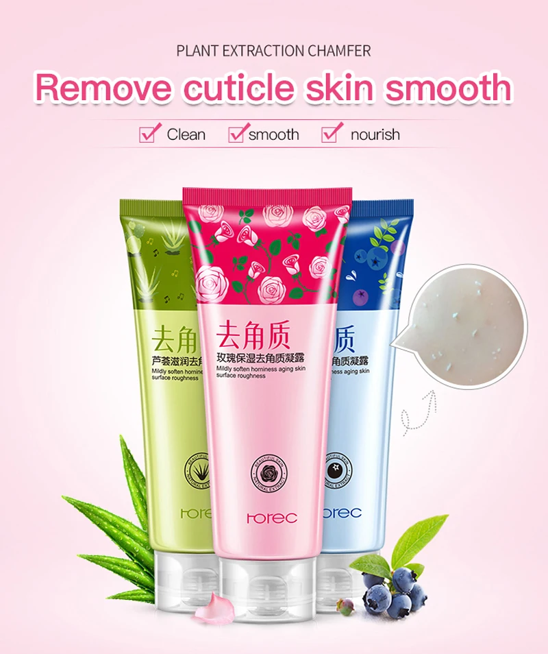 HANCHAN Beauty Face Scrub Exfoliating Gel Dead Skin Remover Whitening