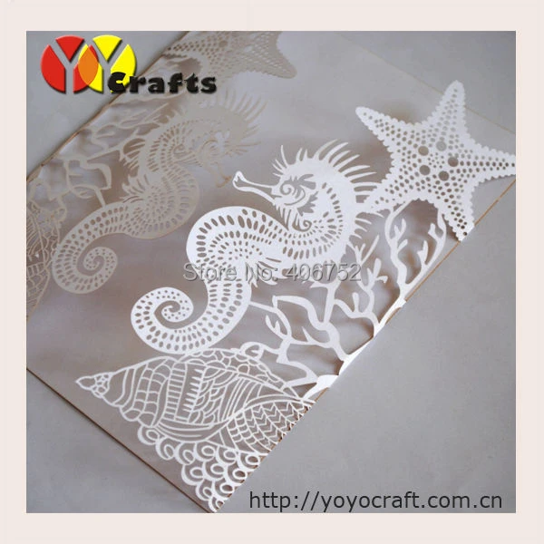 16英語3d手作りの招待カードデザインタツノオトシゴ形状カスタムウェディングカード Handmade Invitations Cards 3d Handmade Cardscard Handmade Aliexpress