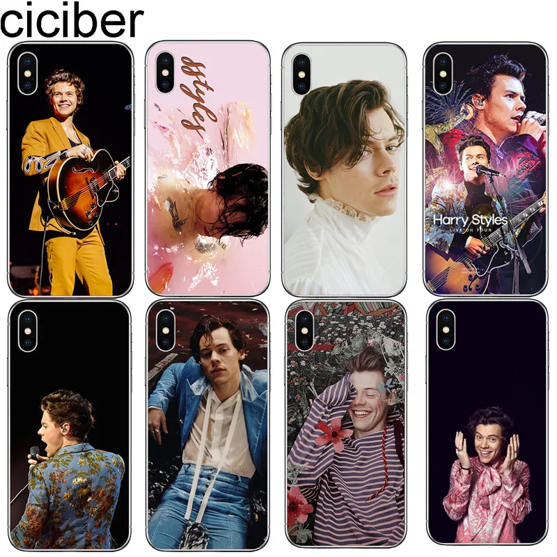

cicibers Harry Styles Phone Case for iphone 7 8 6 S Plus 5 5S SE Soft Silicone TPU Cover for iphone 11 Pro Max X XR XS MAX Shell
