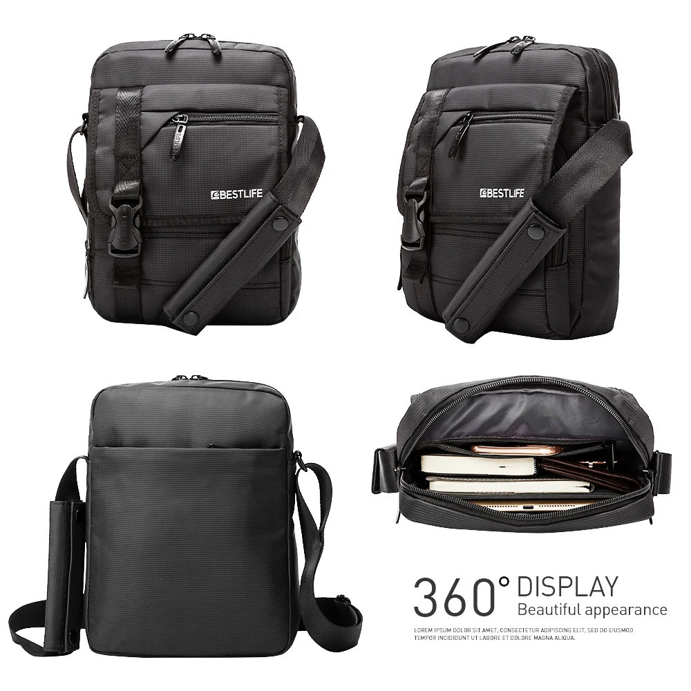 BESTLIFE الرجال Crossbody حقيبة 10.2 \ BESTLIFE الرجال Crossbody حقيبة 10.2 \